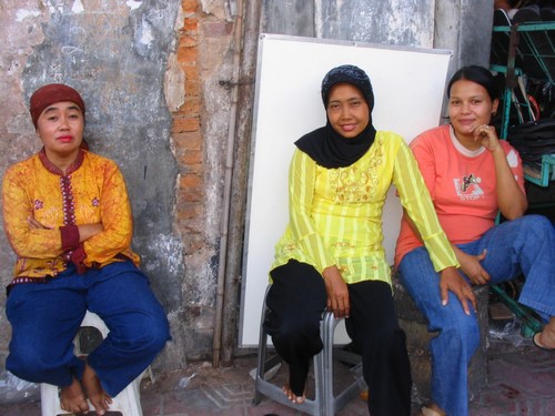 \"Resting along Jalan Maliboro\"